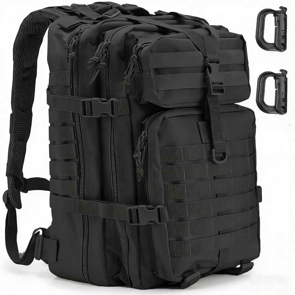 45L Military Tactical Backpacks For Men Army Camping Hiking Trekking Daypack Bug Out Bag