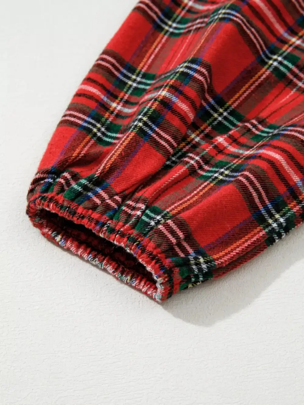 Plaid Printed Tiered Mini Dress