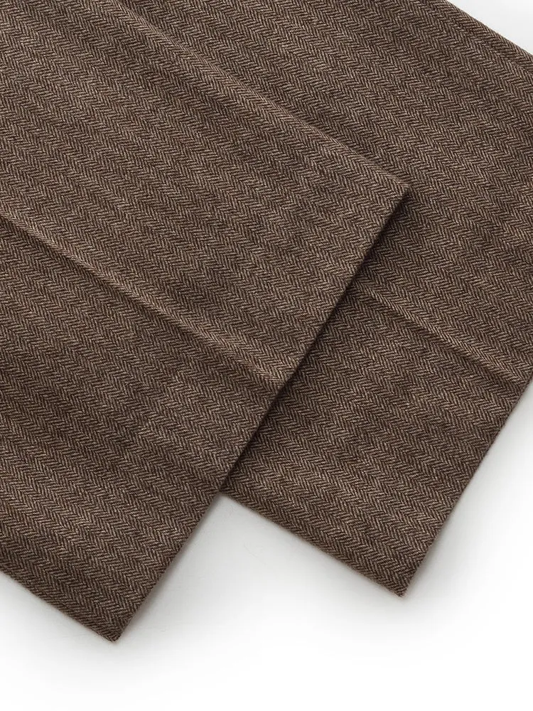 Washable Wool Women Full Length Pants