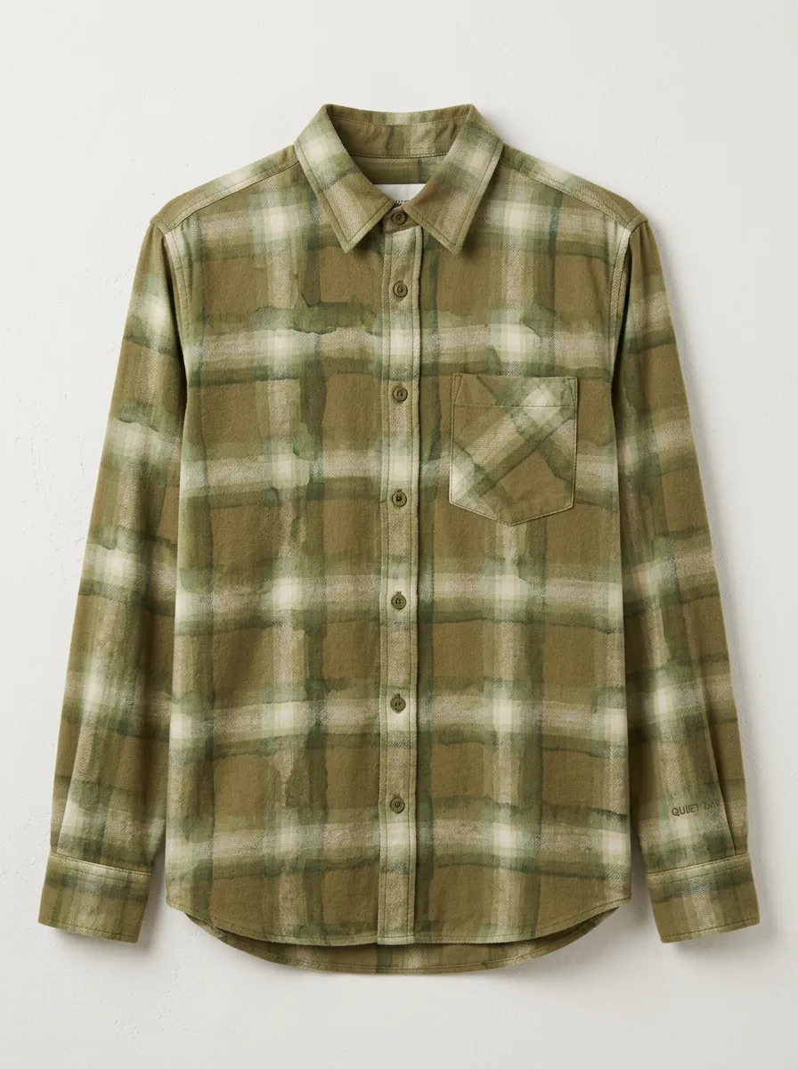 Classic Style Plaid Long-Sleeve Men's Long-Sleeve Shirt