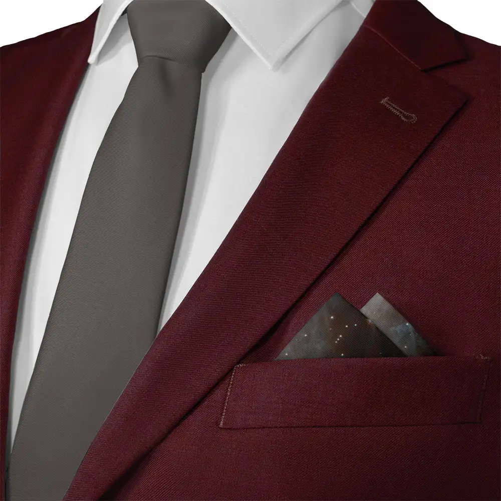 Versatile Subtle Space Motif Pocket Square