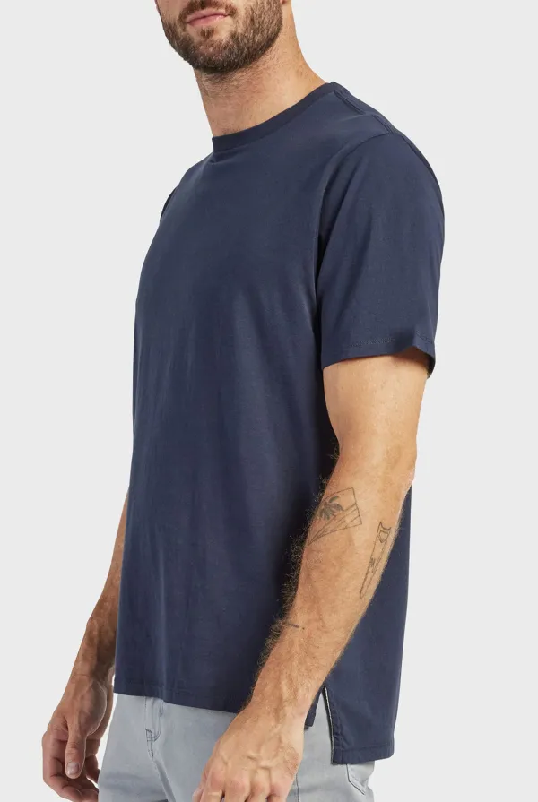 Short Sleeve Crew Neck Basic Tee