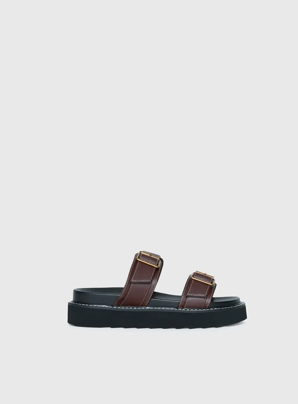 Curved Strappy Sandals