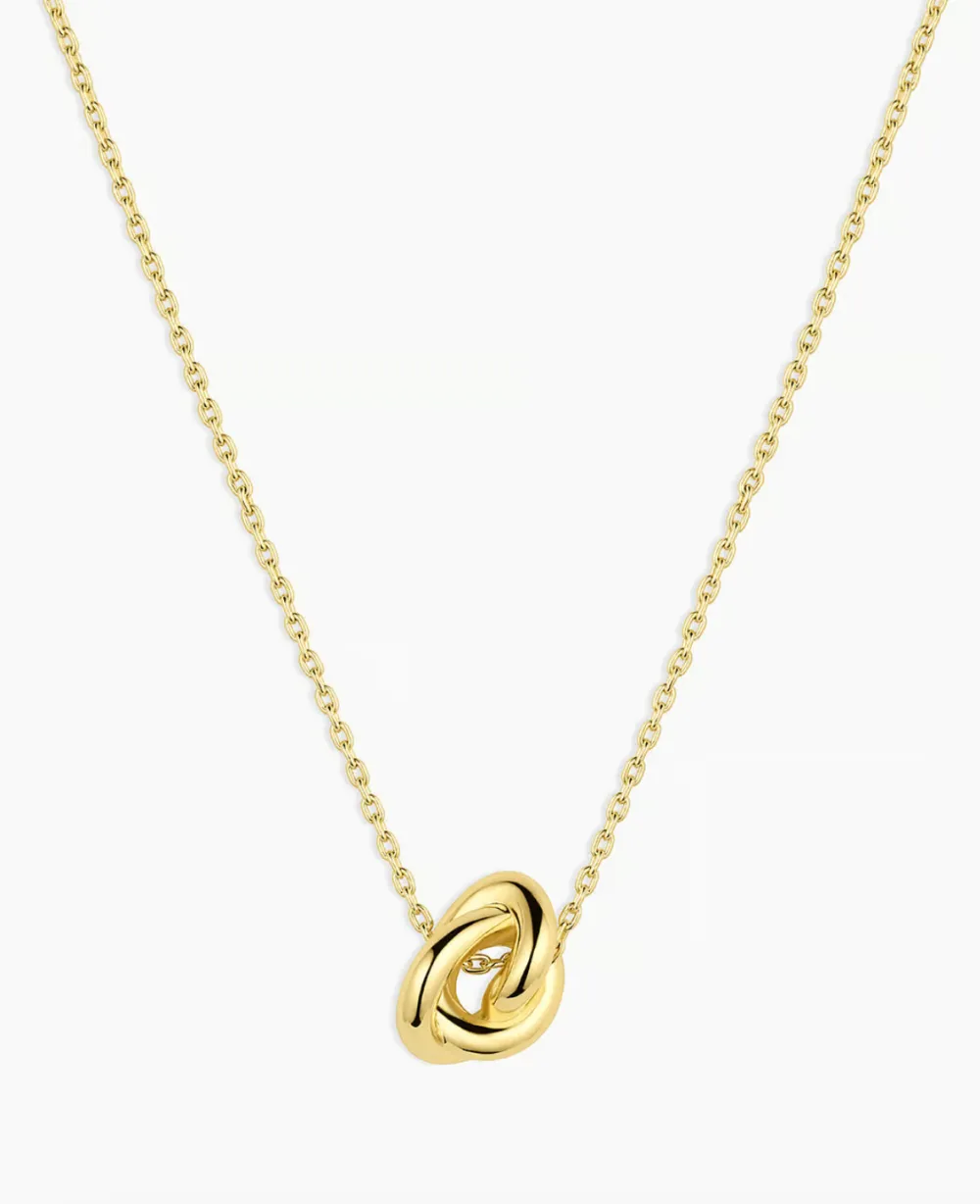 Polished Infinity Knot Necklace