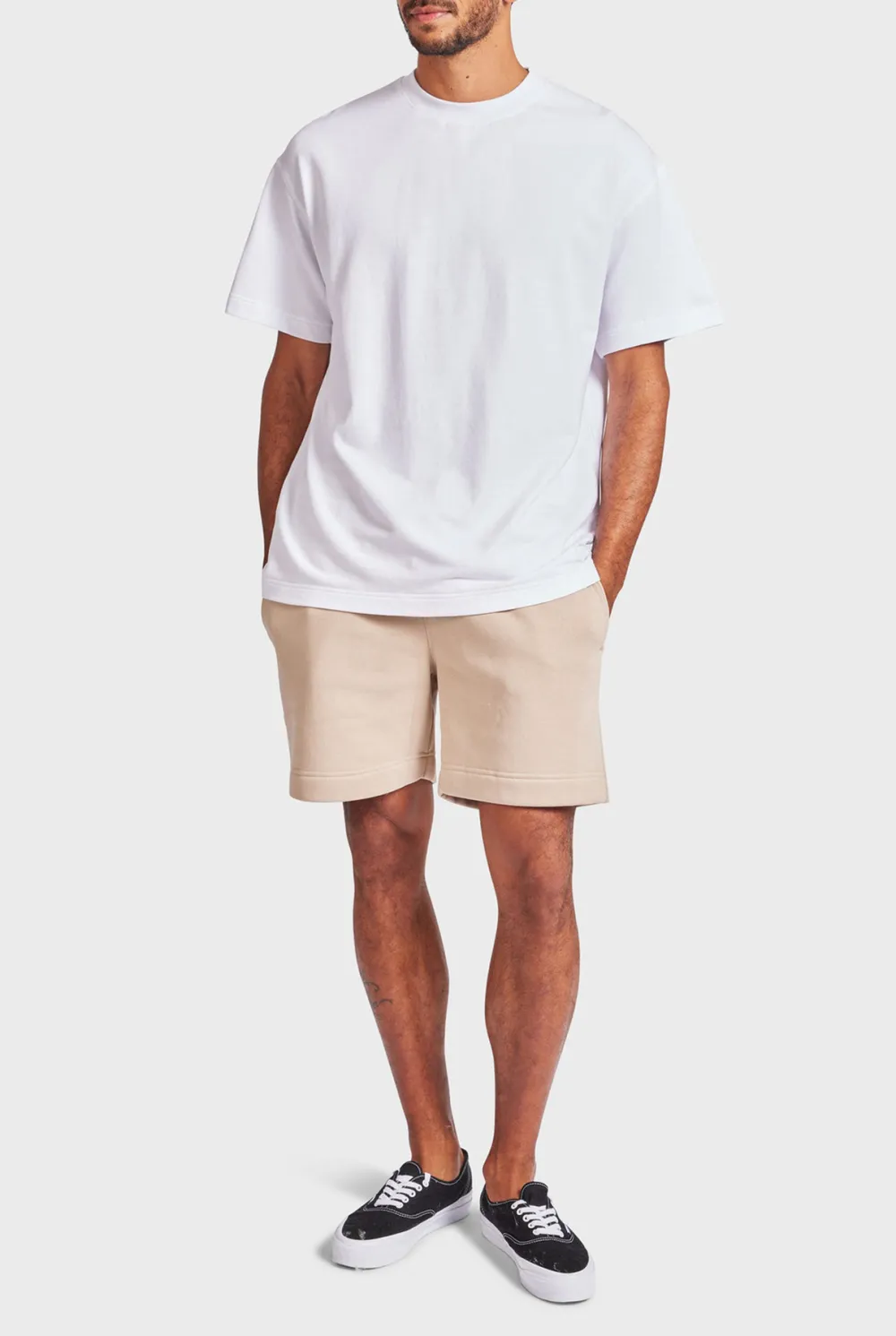 Short Sleeve Crew Neck Plain Tee