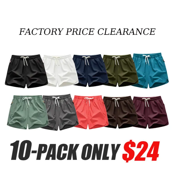 Men's Lightweight Breathable Quick-Dry Summer Beach Shorts