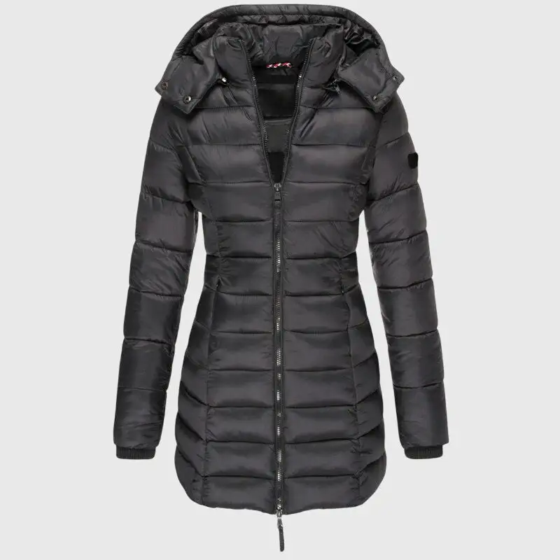 Modern Zip Front Coat