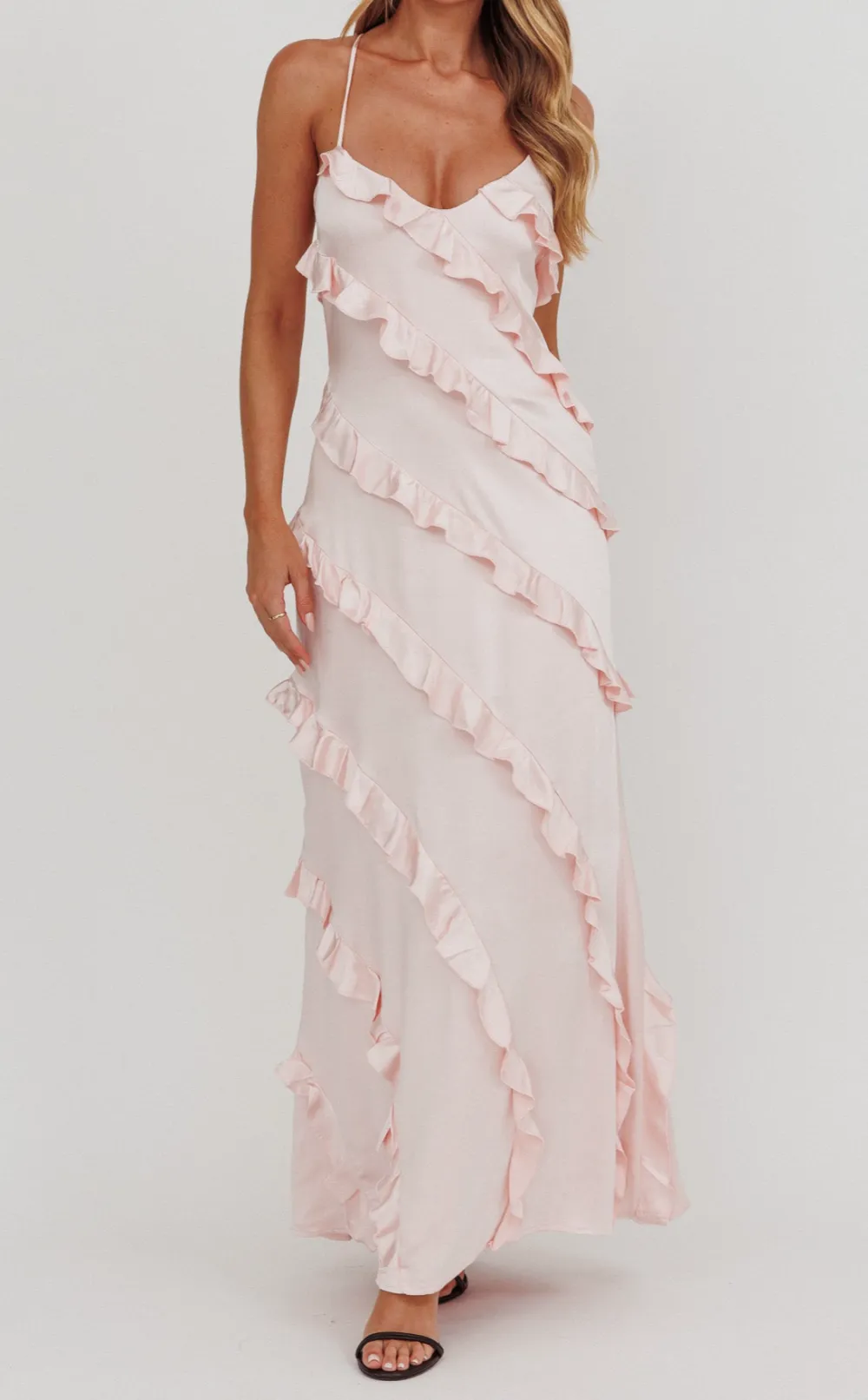 Elegant Wrap Maxi Dress
