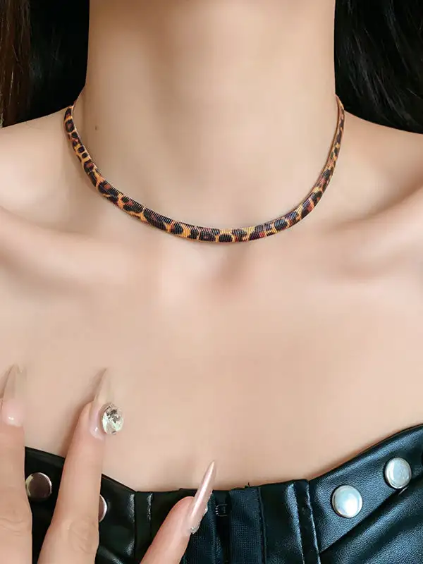 Leopard Snake Chain Necklace