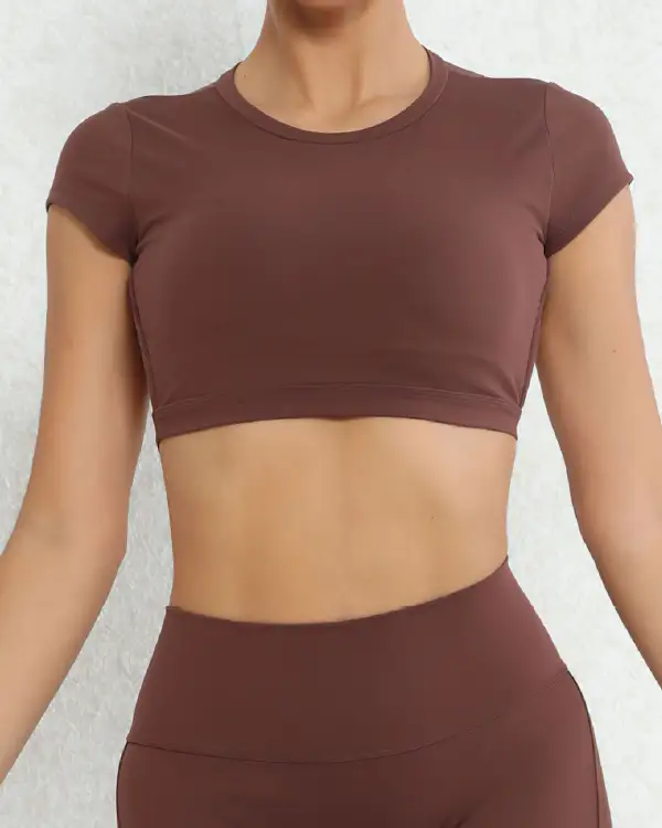 Sculpt Active Cropped T-Shirt