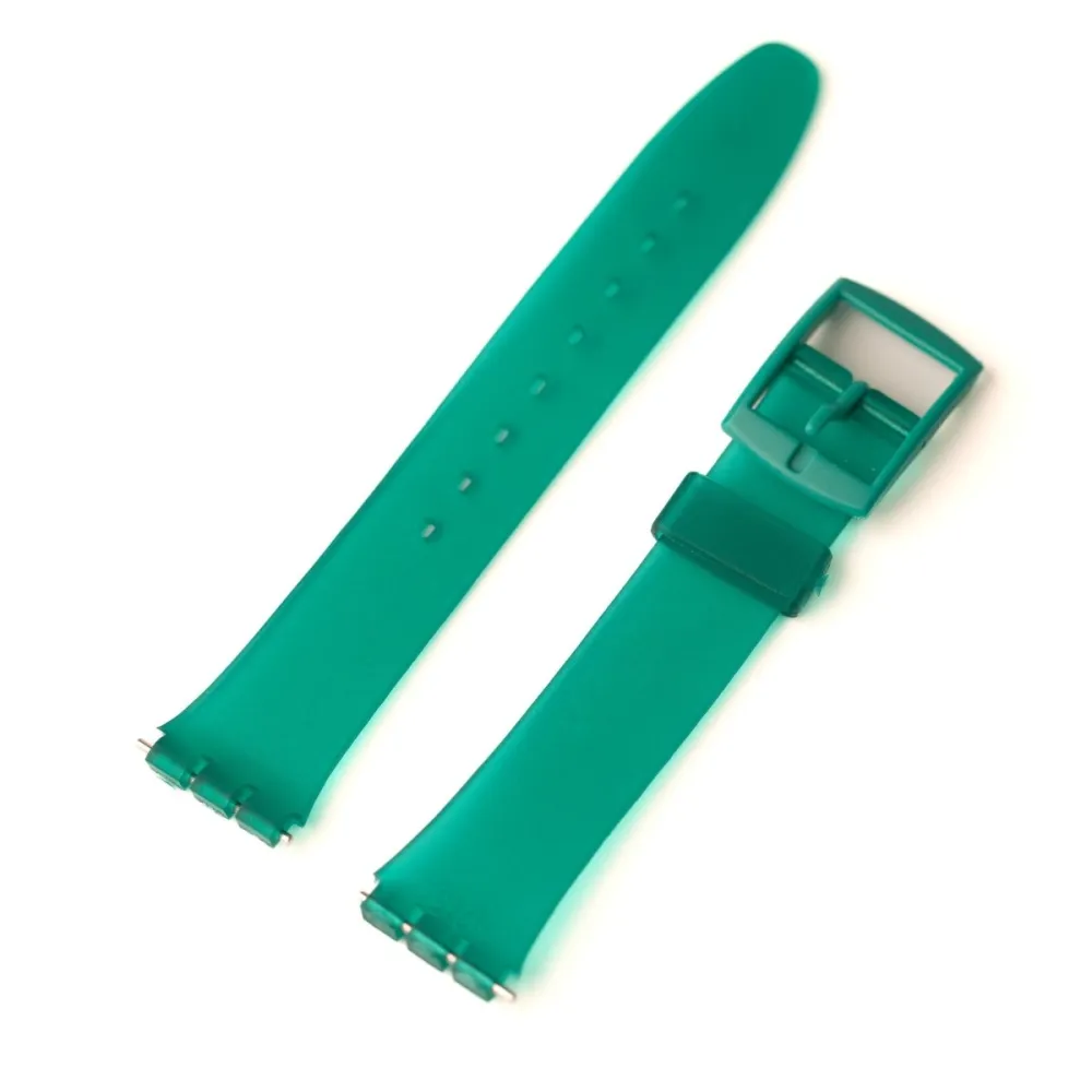 Flexible Rubber Watch Strap With Smooth Finish