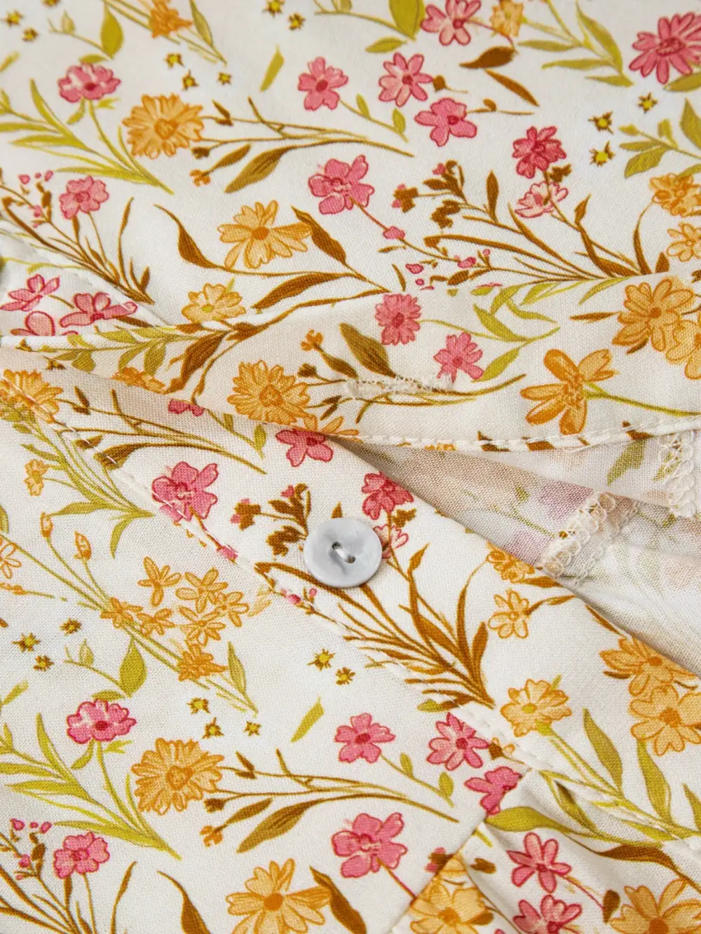Comfort Fit Floral Printed Ruffle Dress