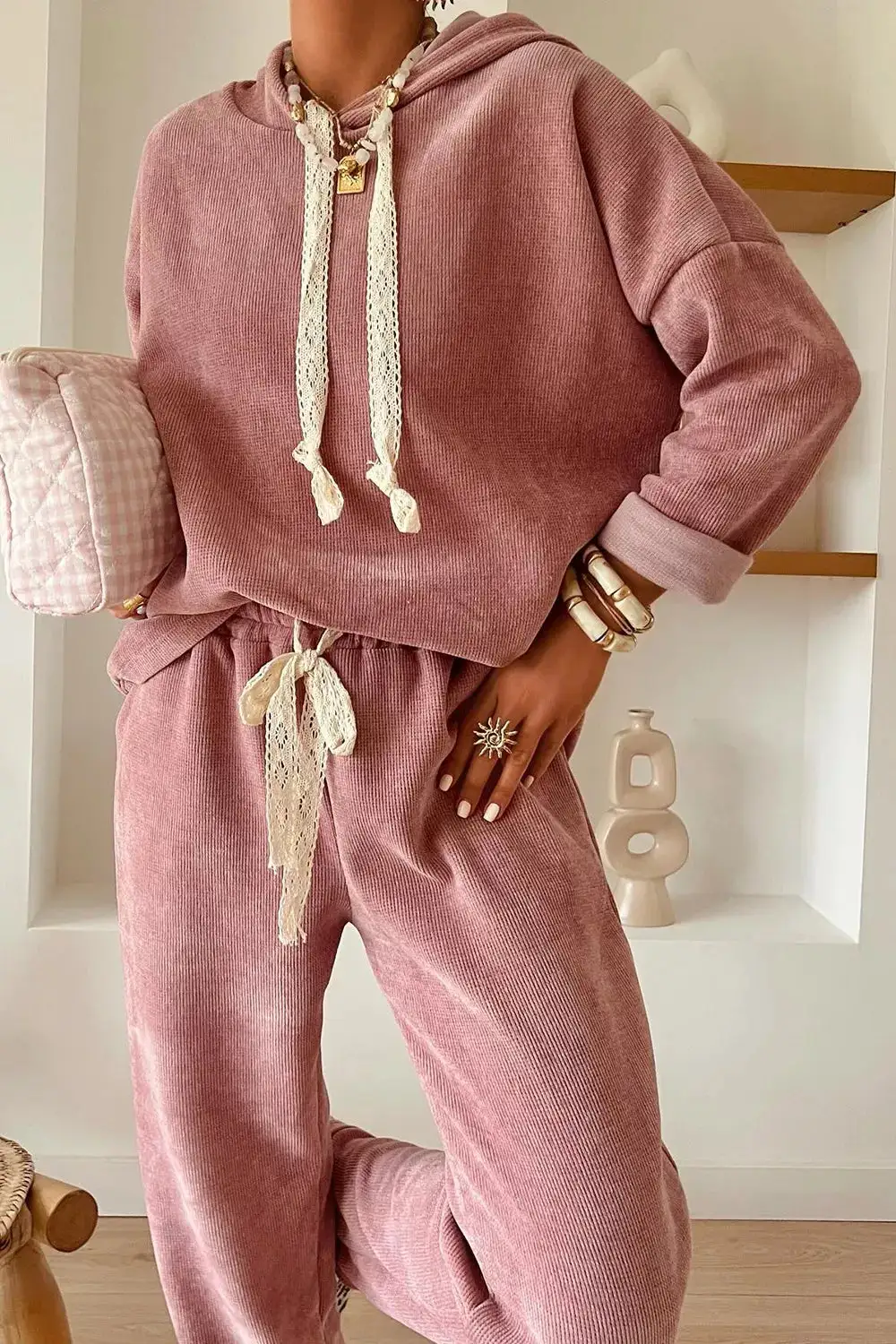 Comfortable Everyday Pajama Set Pink