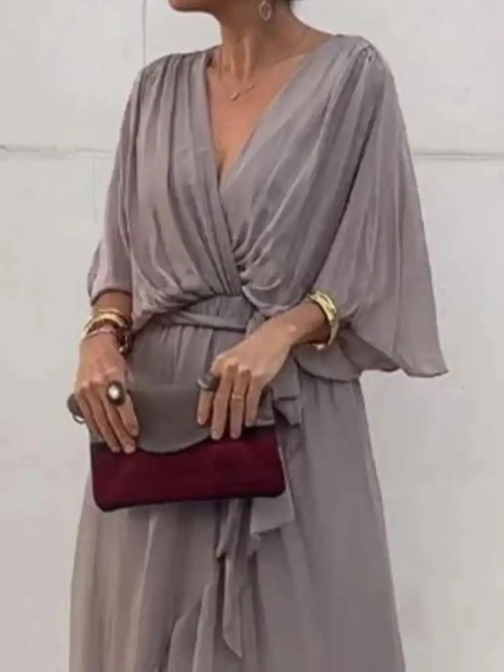 Easy Fit Midi Clean Line Dress
