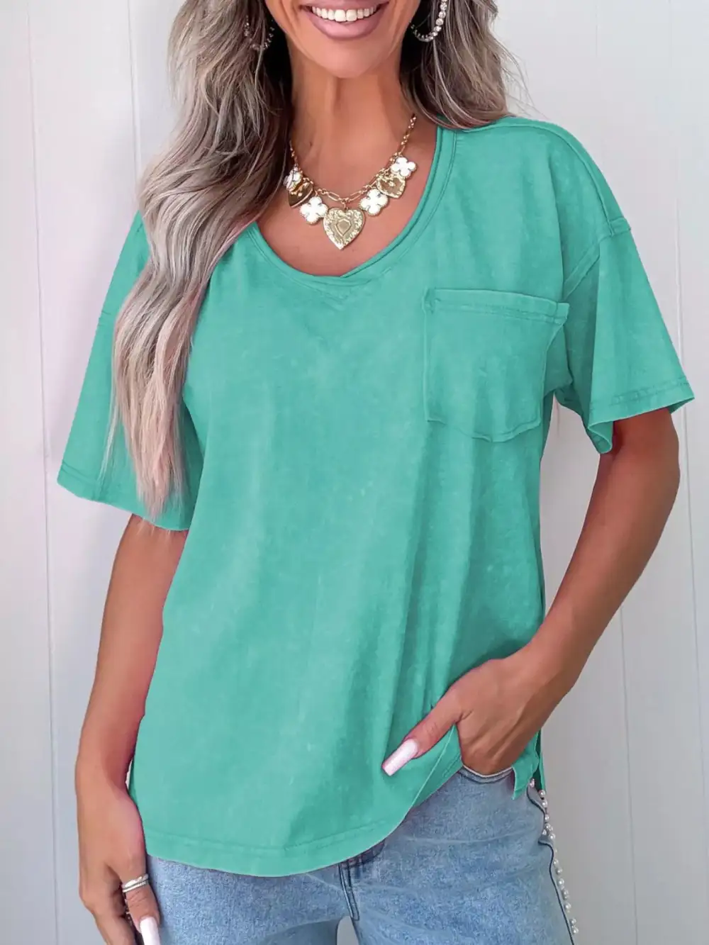 Cotton Mineral Wash T Shirt