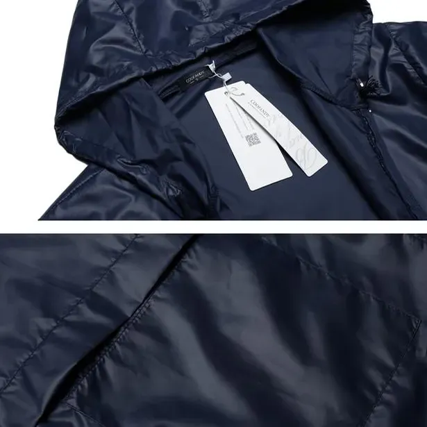 Men's Packable Jacket Outdoor Waterproof Hooded Lightweight Classic Cycling Raincoat