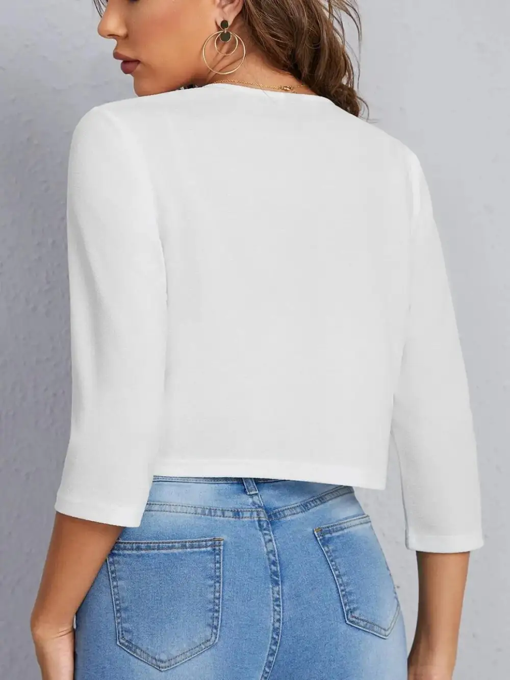 Refined Open-Front Blazer