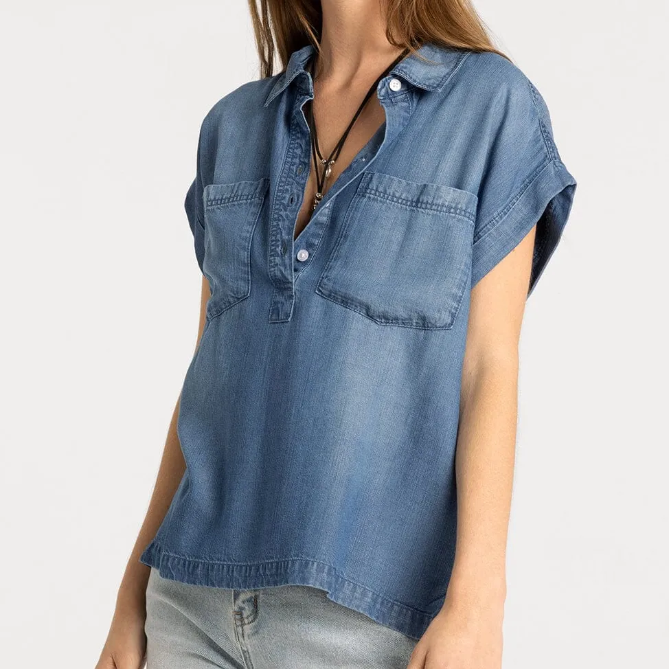 Relaxed Evelyn Top Blouses & Shirts