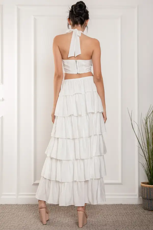 Ruffled Maxi Dress