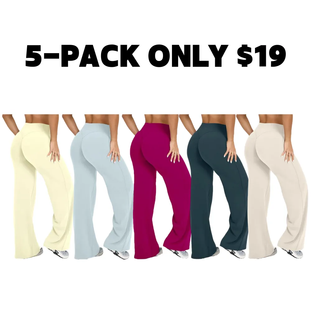 SoftMotion Straight Leg Bottoms Women Workout Leggings Fitness Gym Outdoor Sports Yoga Pants