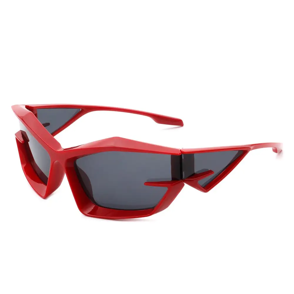 Terry Rectangle Square Frame Sunglasses