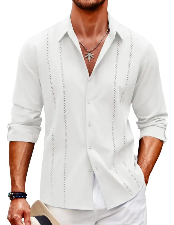 Casual Long Sleeve Button Down Shirt