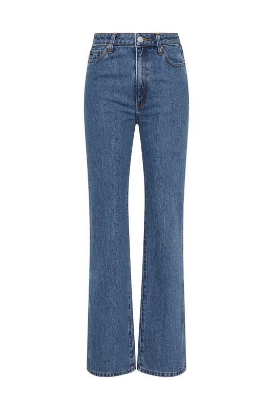 Indigo Wash Slim Leg Jeans