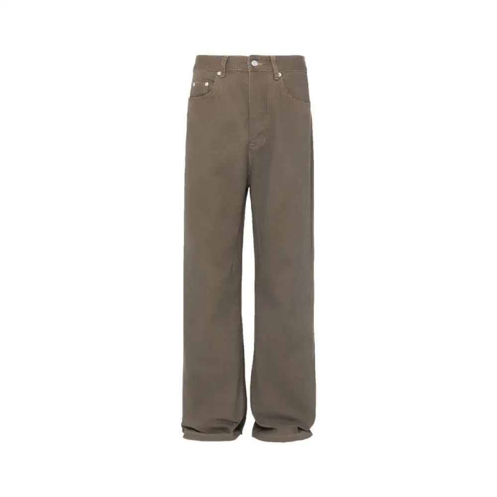 Versatile Washed Denim Jeans