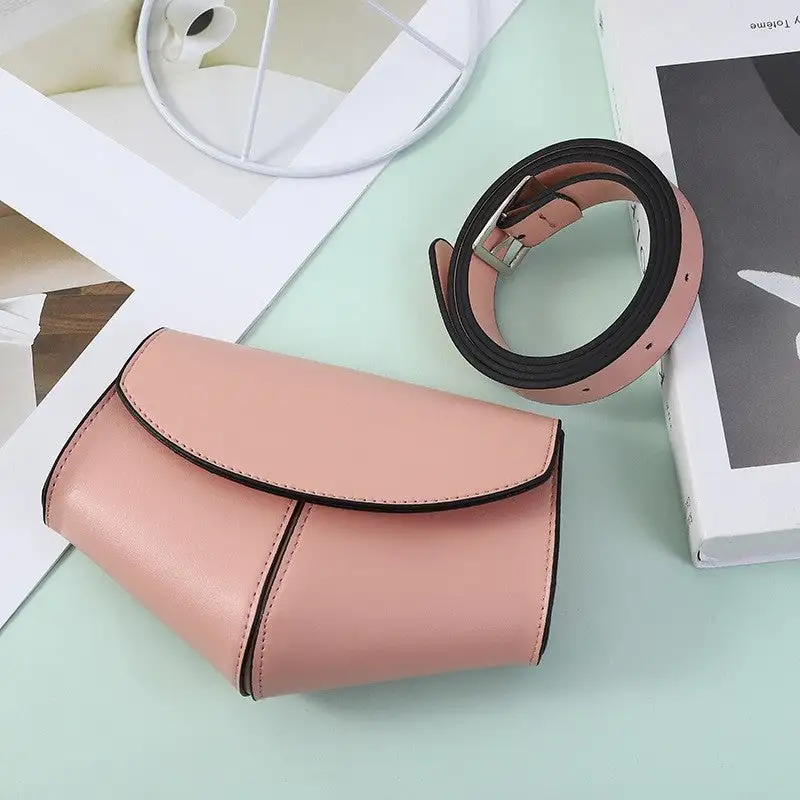 Soft Muticolor Snakeskin Mini Waist Bag