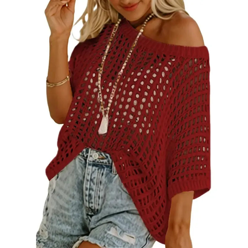 Women's Summer Crew Neck Short Sleeve Top