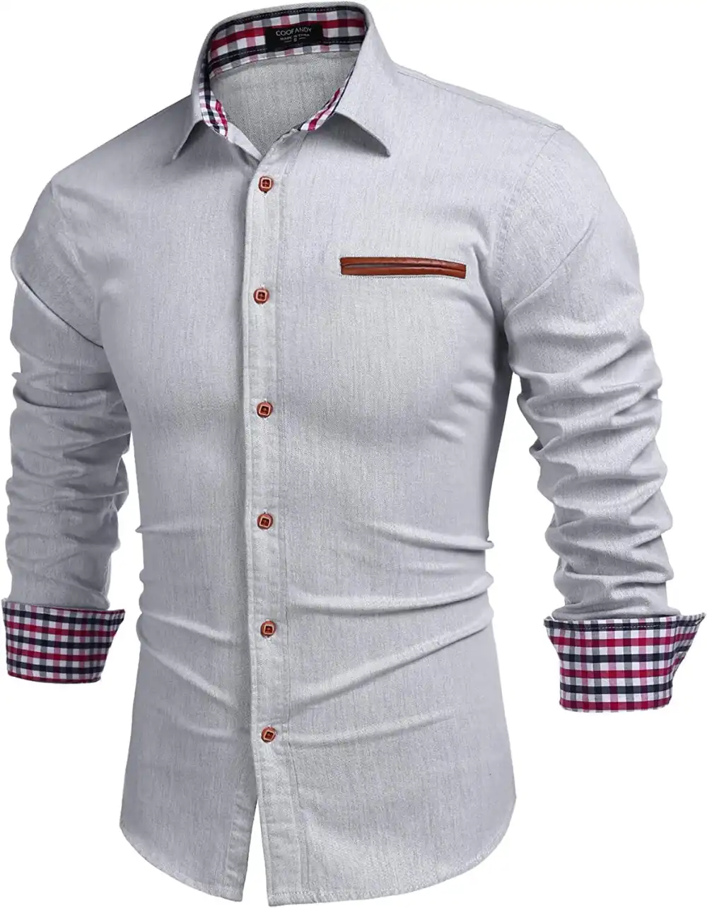 Casual Long Sleeve Button Denim Shirt