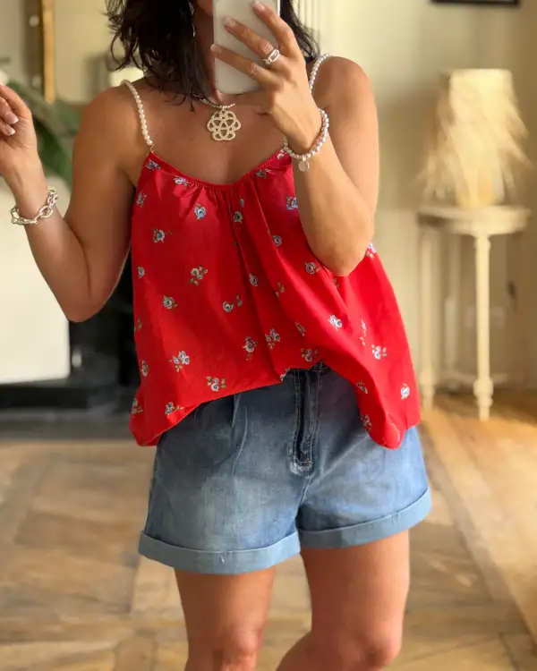 Artisanal Cotton Tank Top