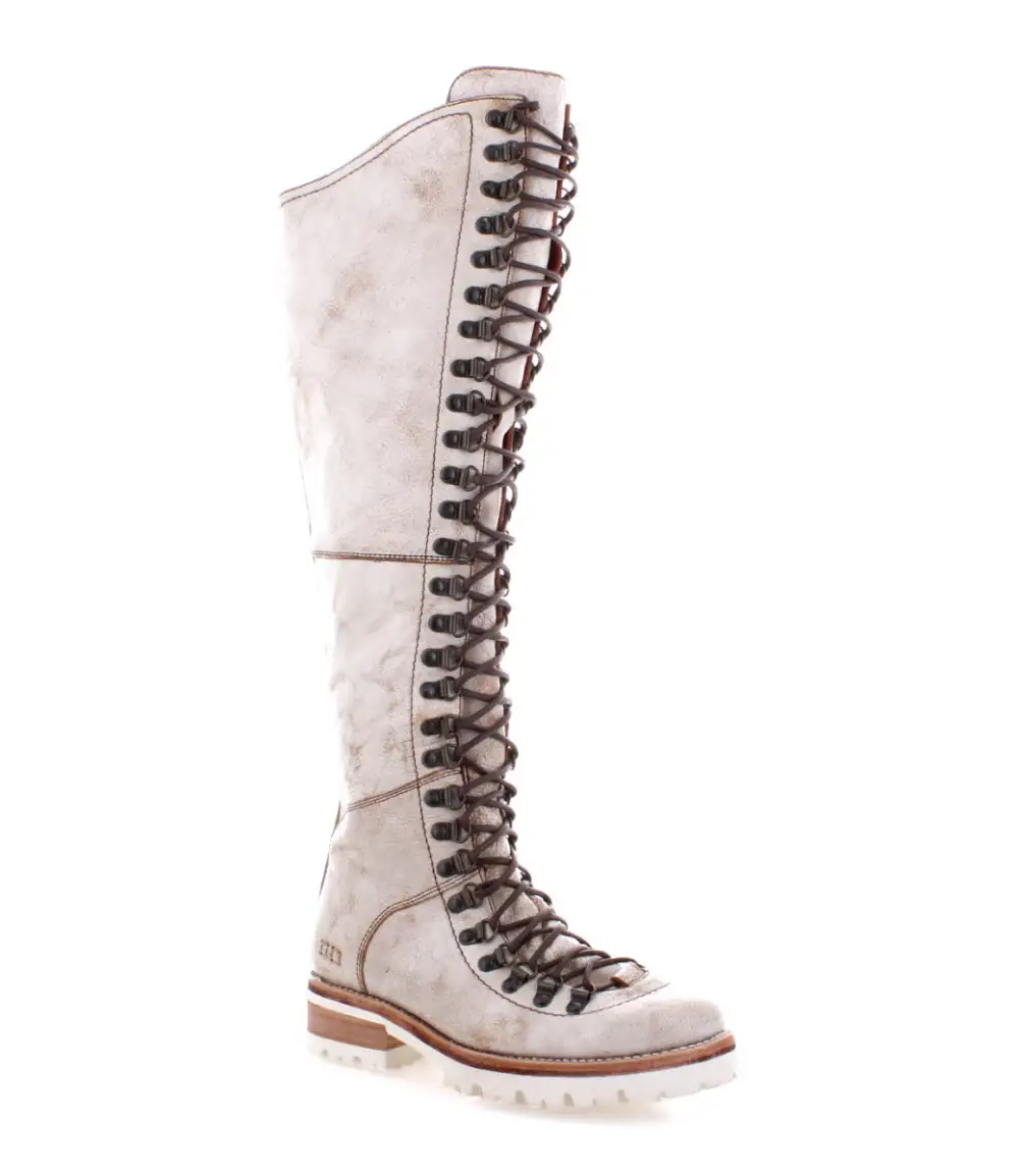 Side-Zip Lace-Up Hiker Boots