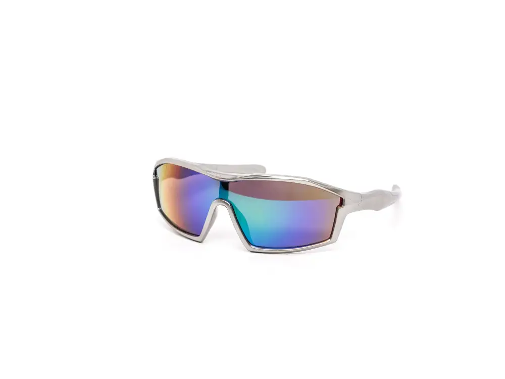 12-Pack Kids Sport Shield Wraparound Burnt Mirror Performance Sunglasses