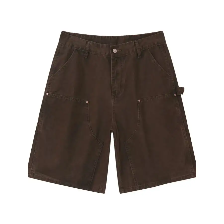 Men's Mid Rise Denim Shorts with Pockets