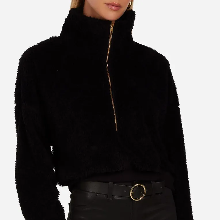 Sherpa Contrast Zip Jacket
