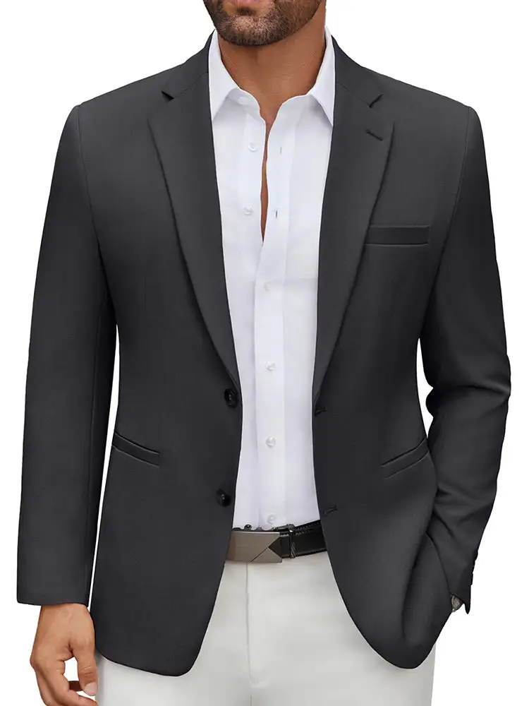 Classic Business Casual Blazer Suit Jacket