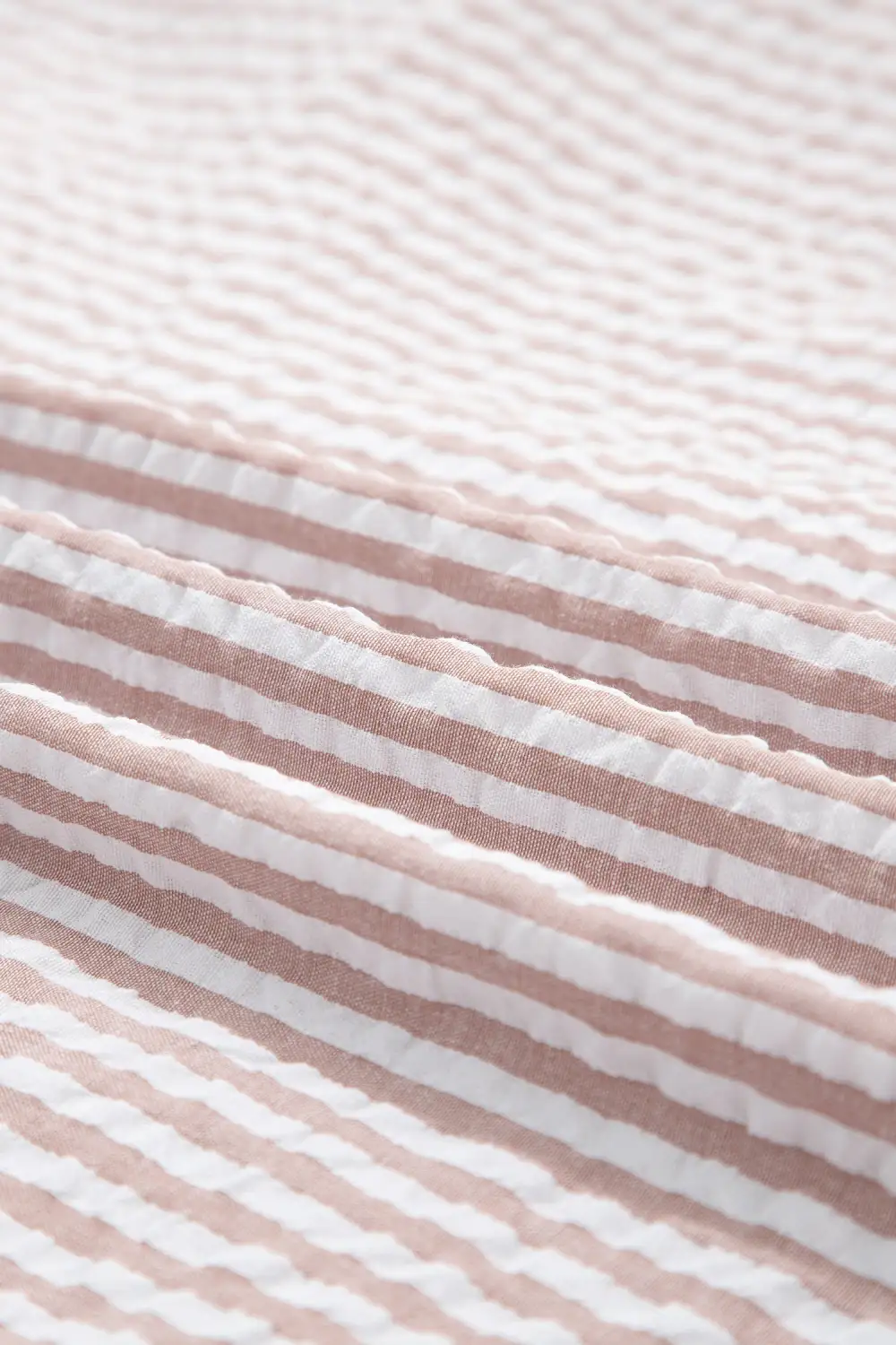 Striped Ruffle Short Sleeve Maxi Dress