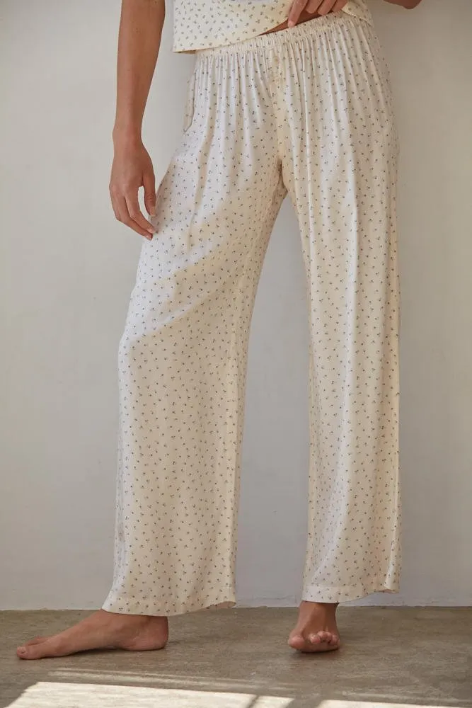 Tailored Floral Lounge Pants