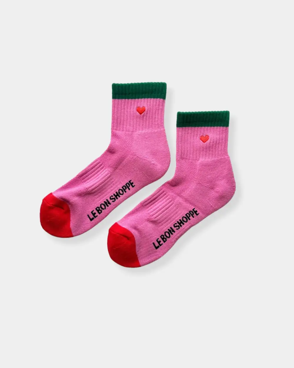 Contrast Heart Girlfriend Socks