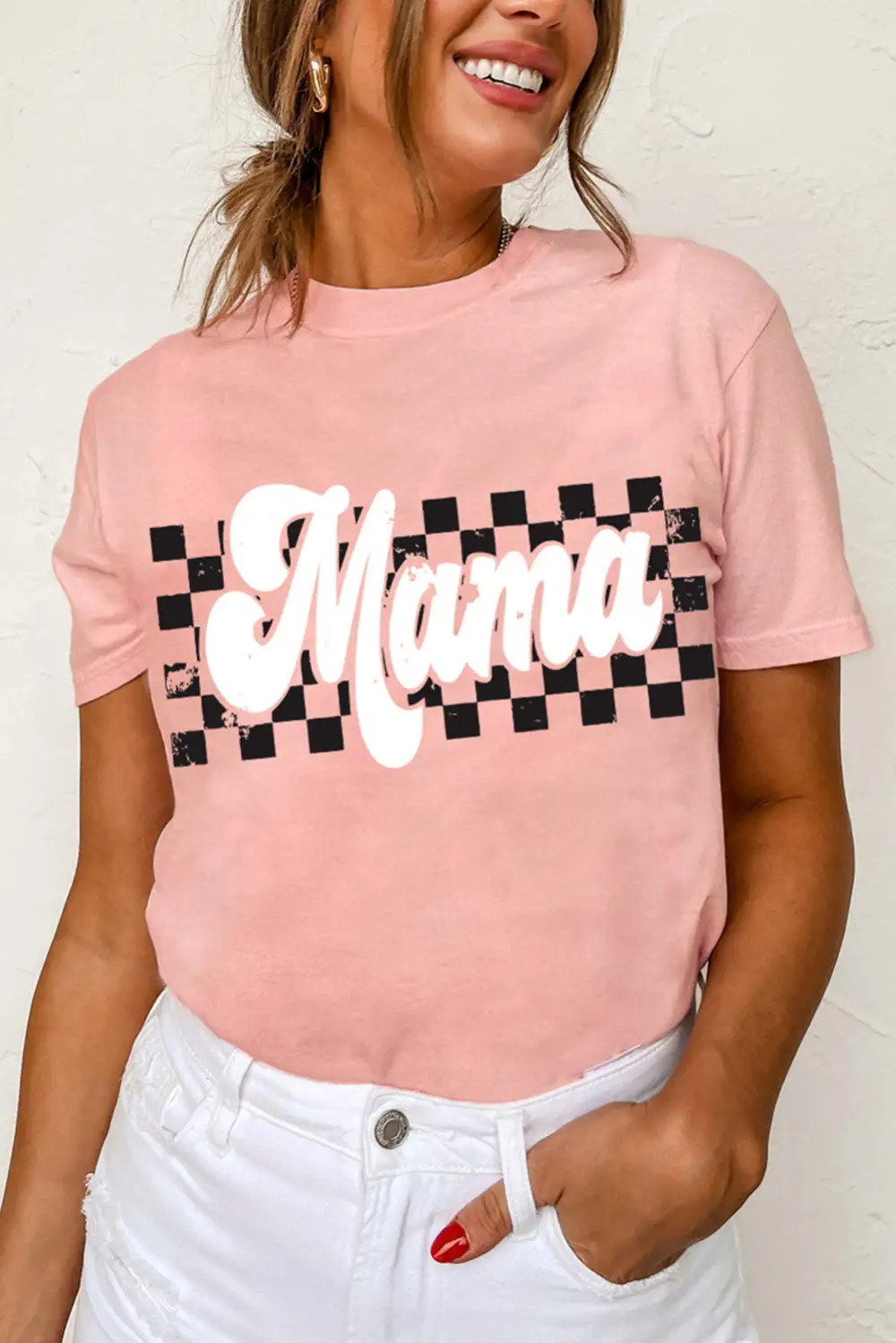 Checkered Print O
