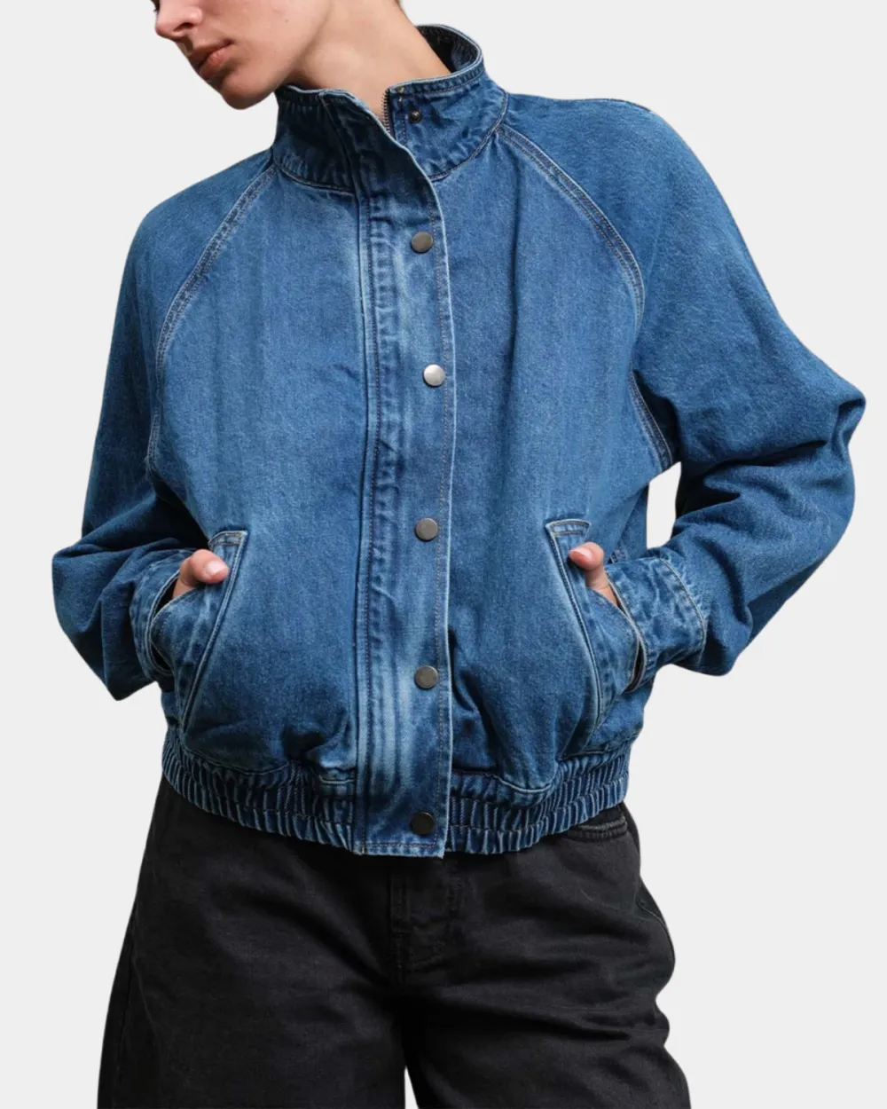 Washed Bomber Jacket