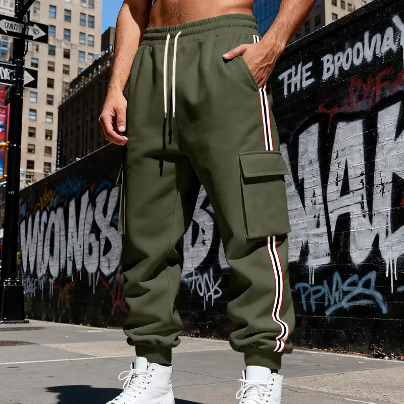 Men's Cargo Jogging Pants Pockets Cargo Pants Utility Fit
