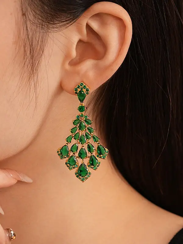 Minimal Leaf Accent Earrings