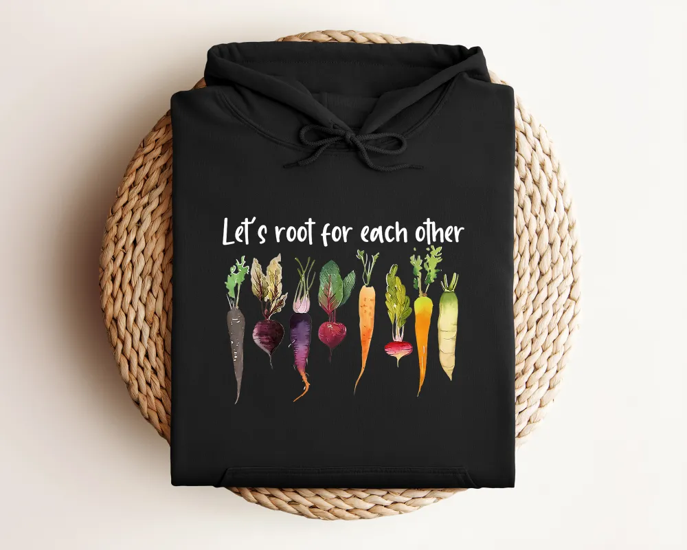Garden Motto Graphic Pullover Hoodie