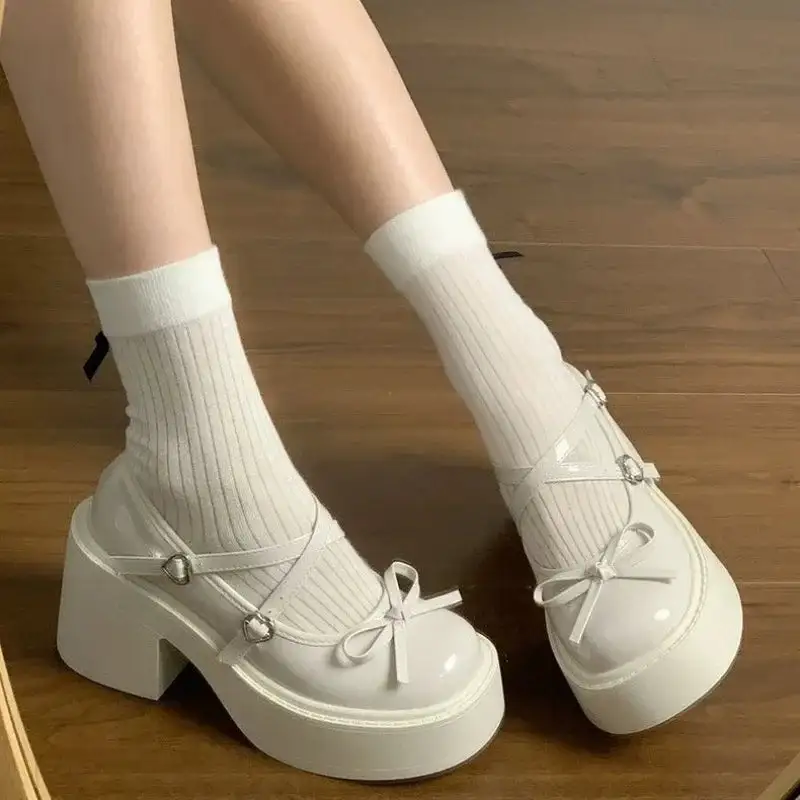 Leather Bow-Detail Pumps