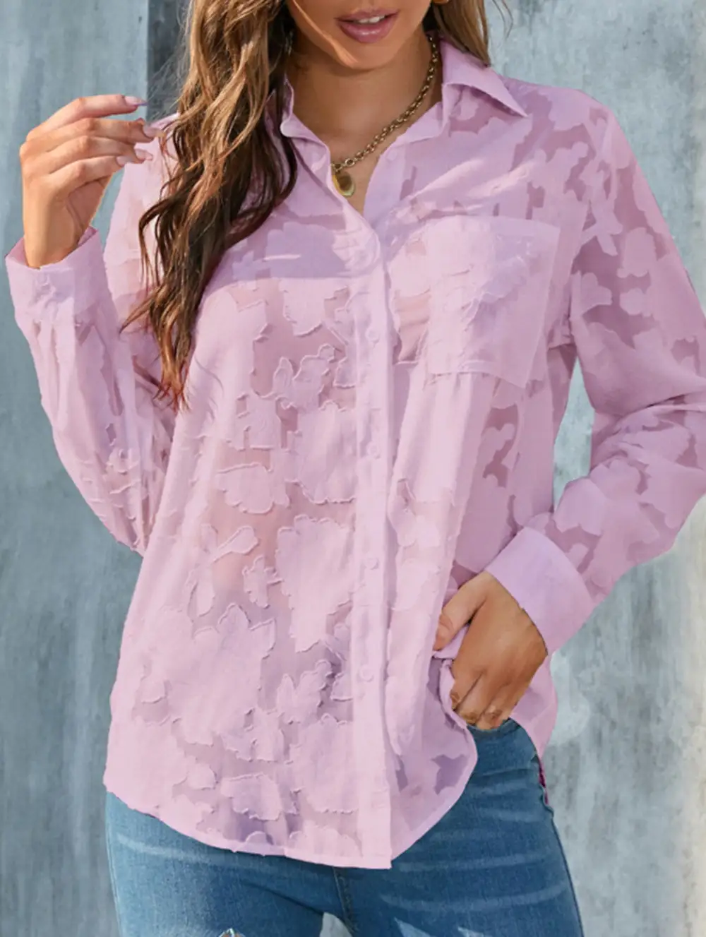 Loose Oversized Hollow Shirt