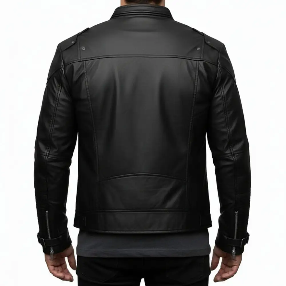 Everyday Leather Biker Bomber Motorcycle Jacket