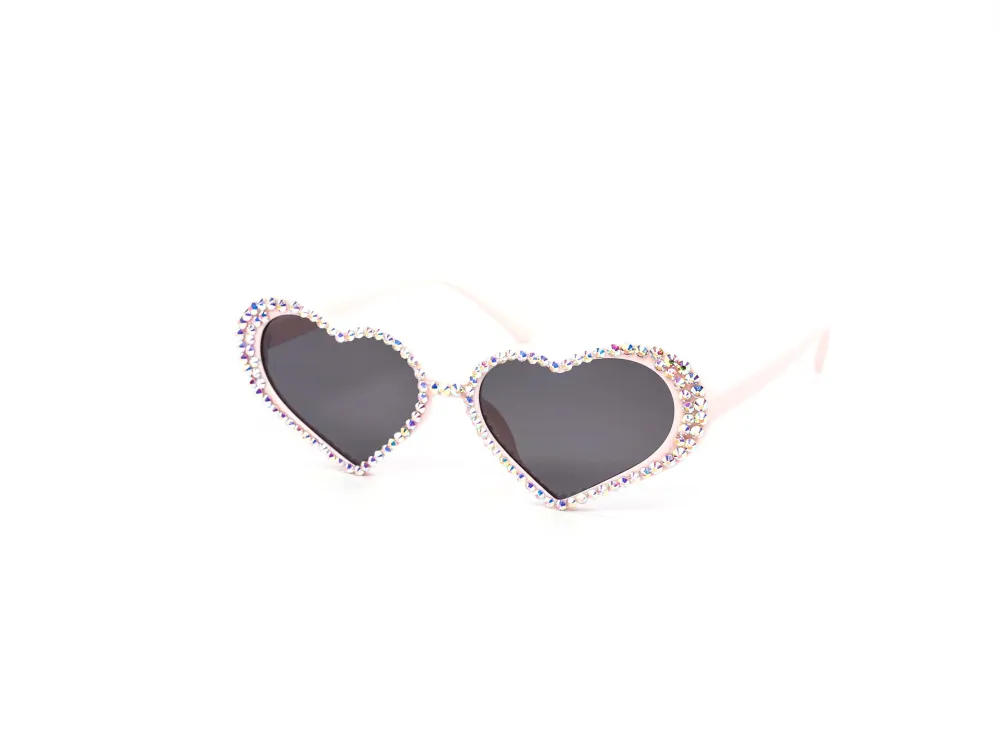 12-Pack Heart Dark Lens Assorted Sunglasses