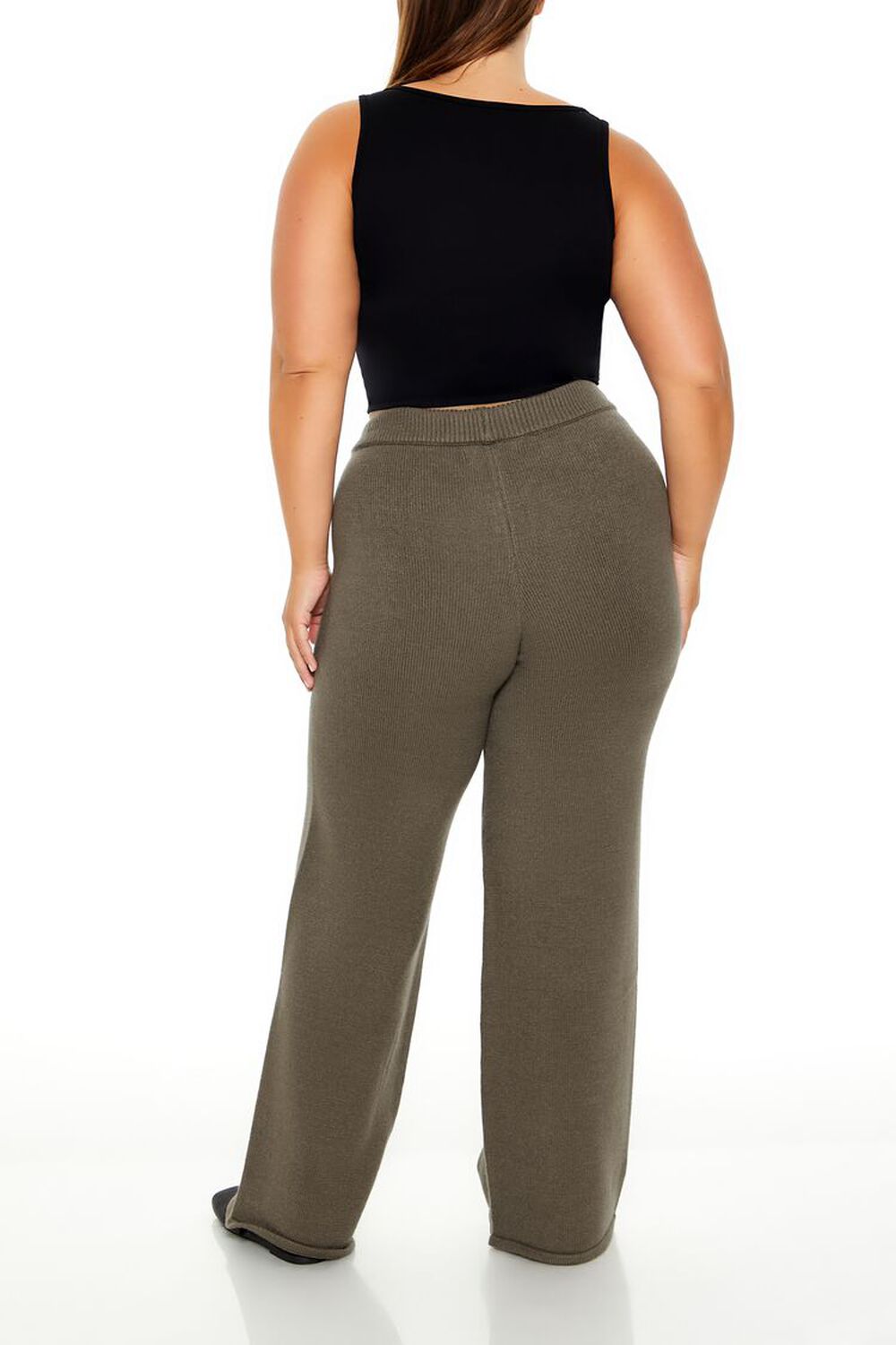 Plus Size Sweater-Knit Pants